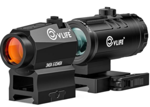 CVLIFE Multi-Reticle Red/Green Dot Sight & 3X Magnifier Combo