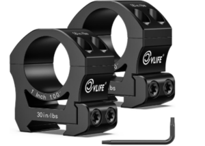 CVLIFE Precision Scope Rings Mount - Compatible with Picatinny Rails and More - 2 Pieces