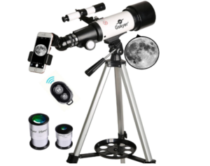 Gskyer Telescope, 70mm Aperture 400mm AZ Mount Astronomical Refracting Telescope for Kids Beginners - Travel Telescope with Carry Bag, Phone Adapter and Wireless Remote.