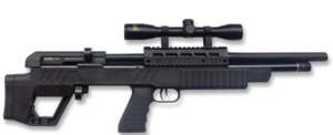 Commodore-S .25 PCP Underlever Air Rifle Combo