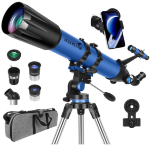 HUGERSTAR 90mm Aperture 800mm Professional Refractor Telescope