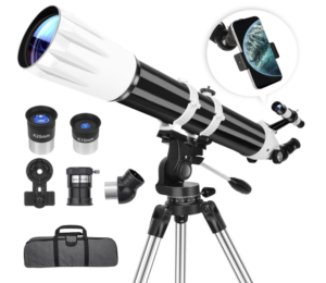 Hawkko 90mm Aperture 900mm Astronomical Refractor Telescope