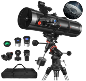 MEEZAA Telescope, 150EQ Newtonian Reflector Telescope 