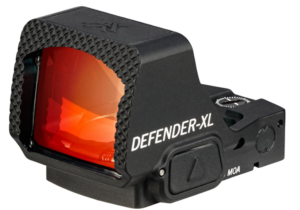 Vortex Defender-XL Micro Dot Sights - Motion Activation with Auto-Shutoff, DeltaPoint Pro Footprint, Fast-Rack Texturing, Top Mount Battery - Unlimited, Unconditional Warranty