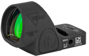 Trijicon SRO Sight Adjustable LED 5.0 MOA Red Dot, Black