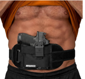 Clip & Carry STRAPT-TAC Belly Band Holster, Use with Any IWB Kydex Gun Holster for Concealed Carry (kydex Holster not Included)
