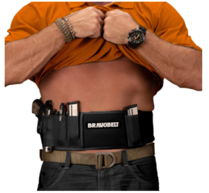 BRAVOBELT Belly Band Holster - by BRAVOBELT Athletic Performance Holster for Running, Jogging, Hiking - G17-43 S&W M&P 40 Shield | for Men & Women