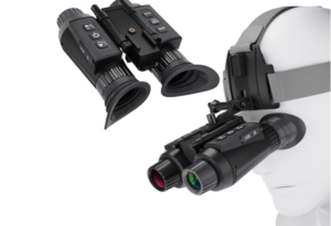 NV8300 Head-Mounted Night Vision Goggles for Adults, 4K 3D Visual Digital Night Vision Binocular with Head Strap and 32GB Memory Card, 7 Gear Infrared, 8X Digital Zoom