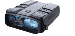 Night Vision Goggles, True 4K Night Vision Binoculars, Built-in Powerful Focusable IR, 6000mAh Rechargeable Battery, Super Large Display, Long Viewing Range, Free 64GB Card (Carbon Black)