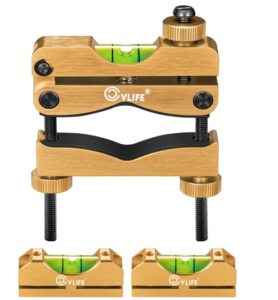 CVLIFE Scope Leveling Kit with 2 Magnetic Scope Level Bubbles, Gold