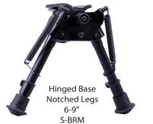 Harris Engineering S-BRM Hinged Base 6 to 9 Inch Bipod