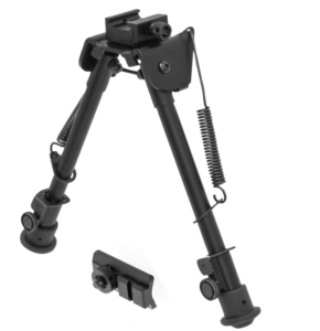  UTG Tactical OP Bipod, Rubber Feet, Center Height